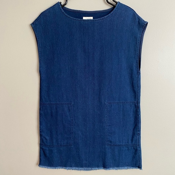 Aritzia Wilfred Free Nori Denim Dress Size XXS - Picture 4 of 12